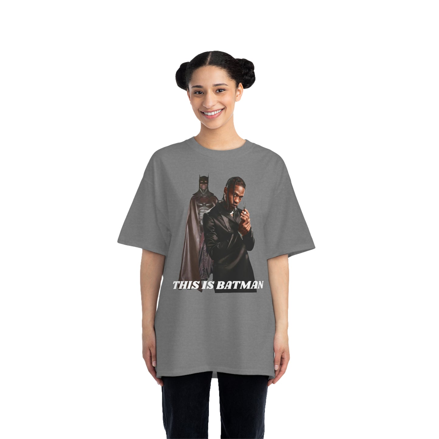 Travis Scott Batman oversized faded t-shirt