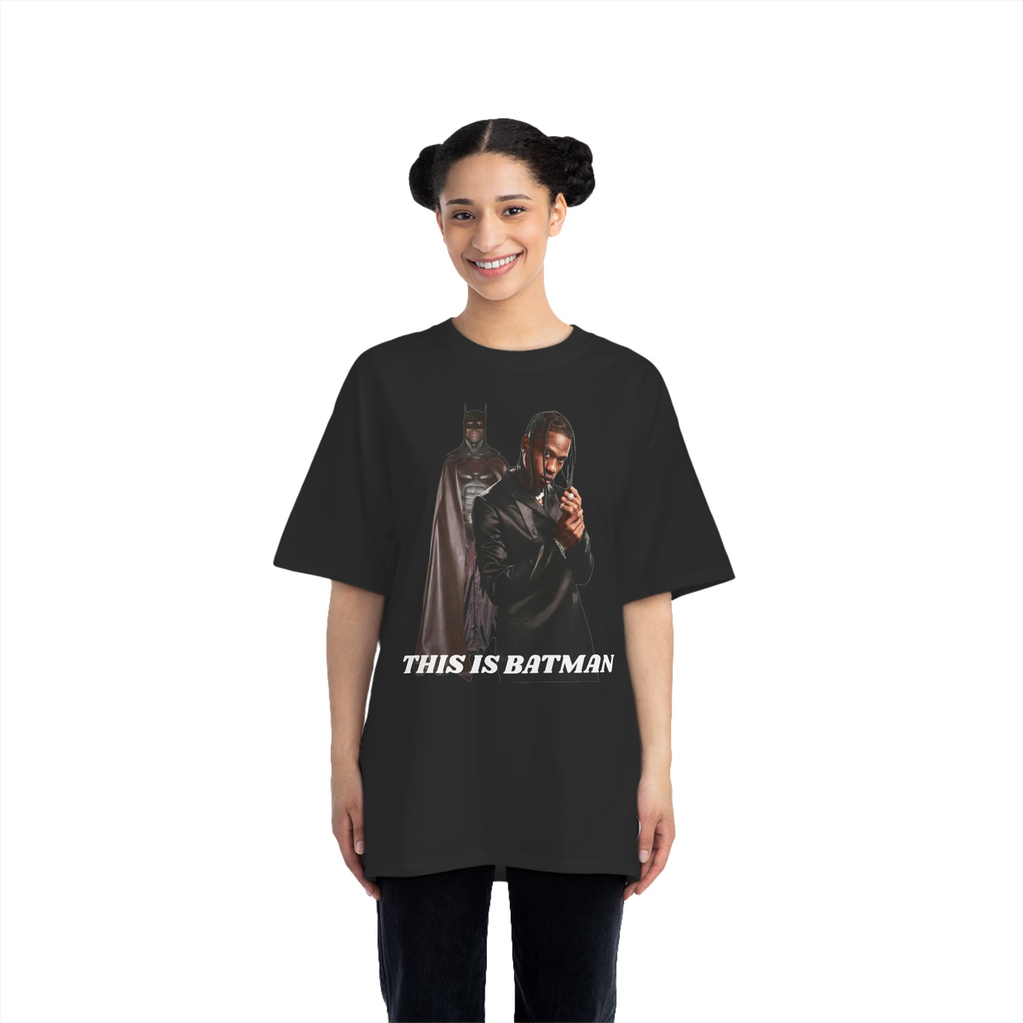 Travis Scott Batman oversized faded t-shirt