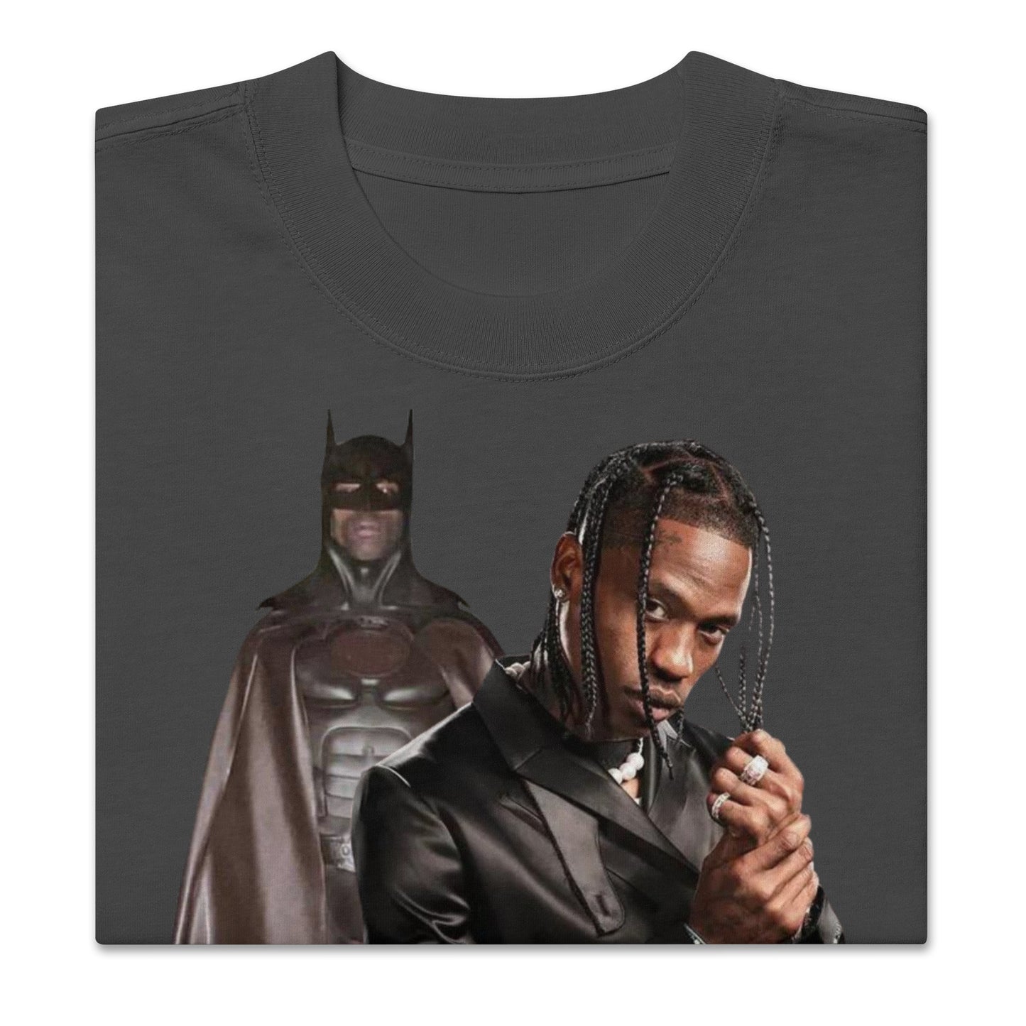 Travis Scott Batman oversized faded t-shirt