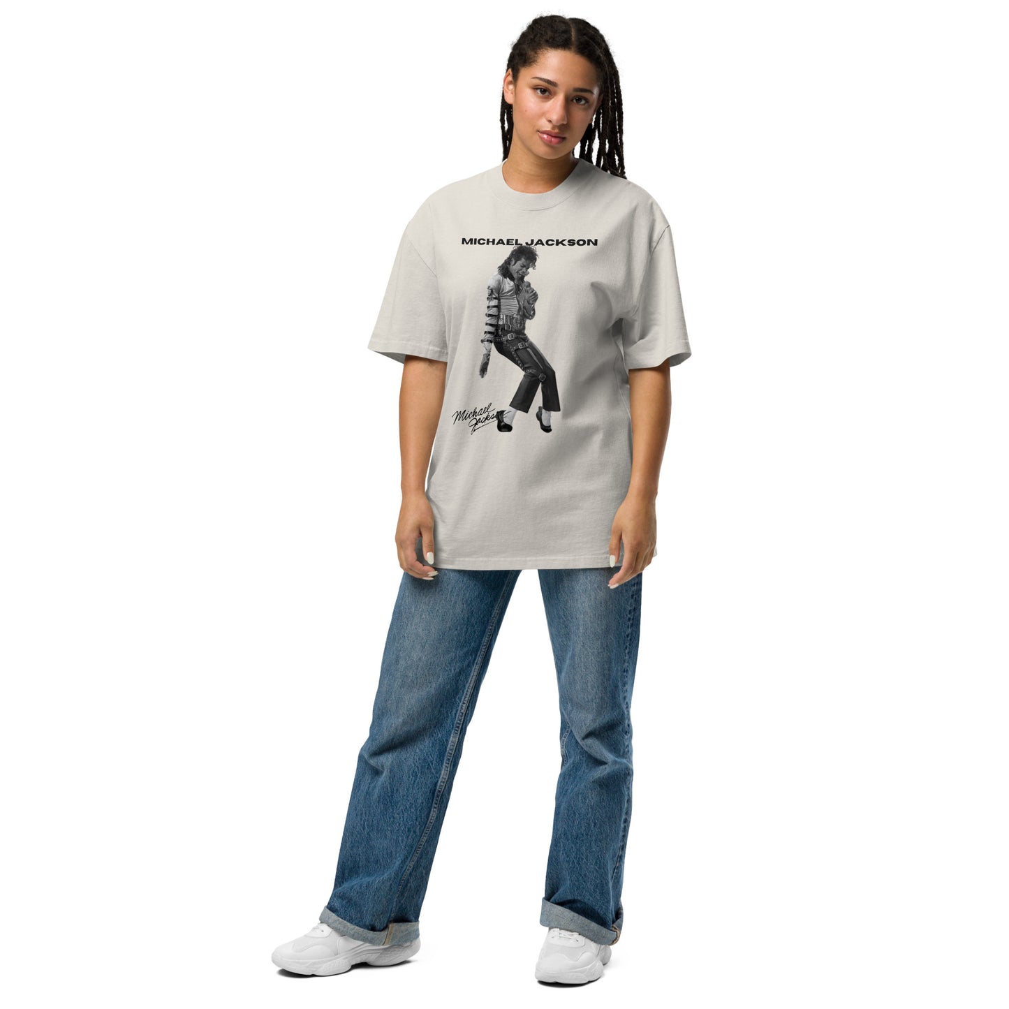 Oversized faded Michael Jackson t-shirt