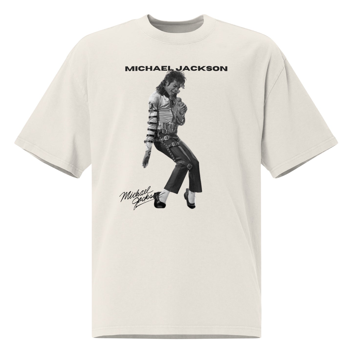 Oversized faded Michael Jackson t-shirt