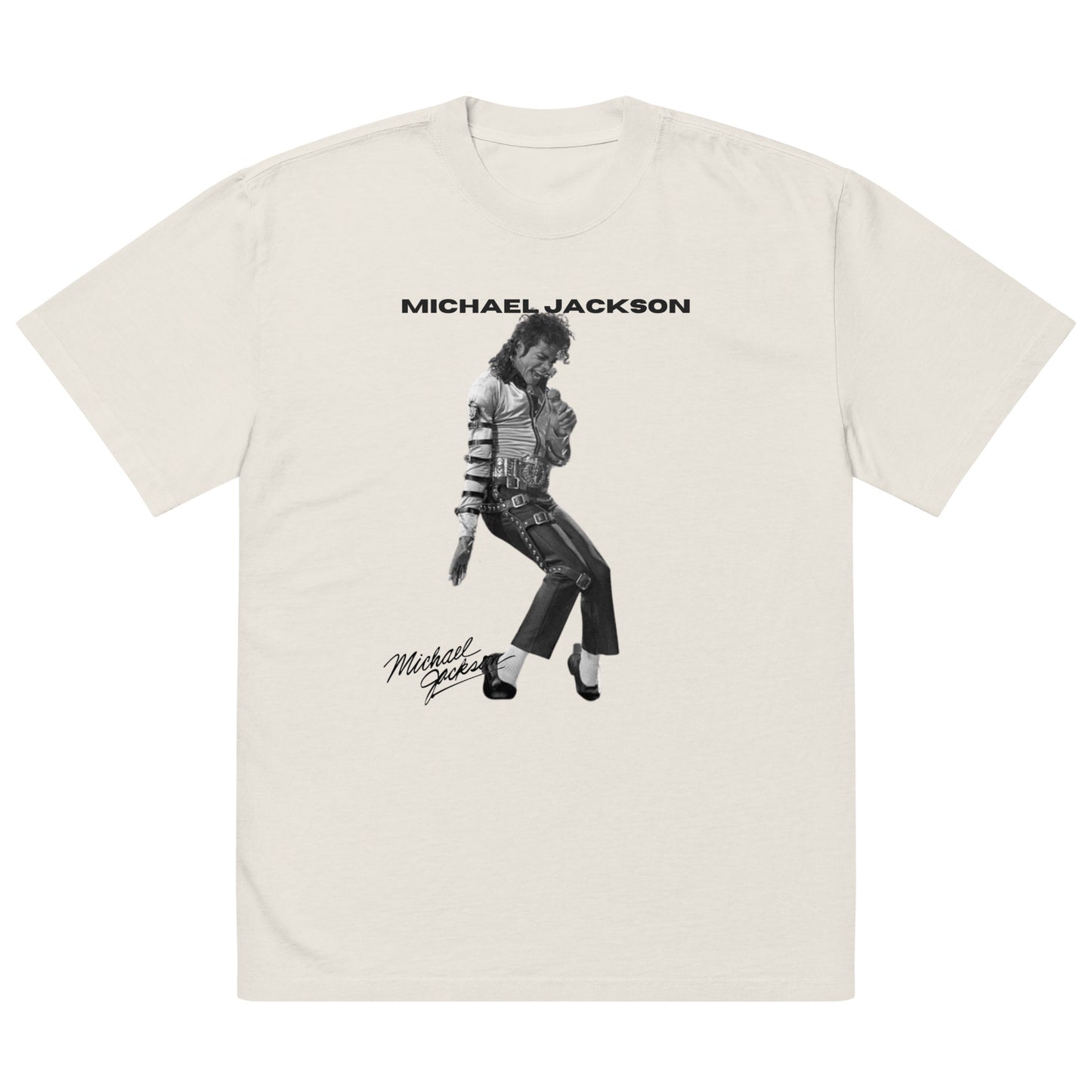 Oversized faded Michael Jackson t-shirt